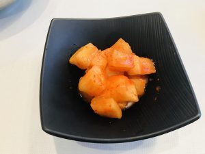 じゅうじゅうカルビ寺尾大根キムチ