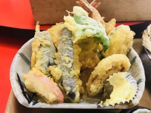 天ざるのてんぷら