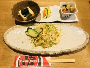 串ひろ 菜の鳥御膳サラダたち