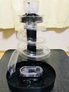 大人の流しそうめん 作動